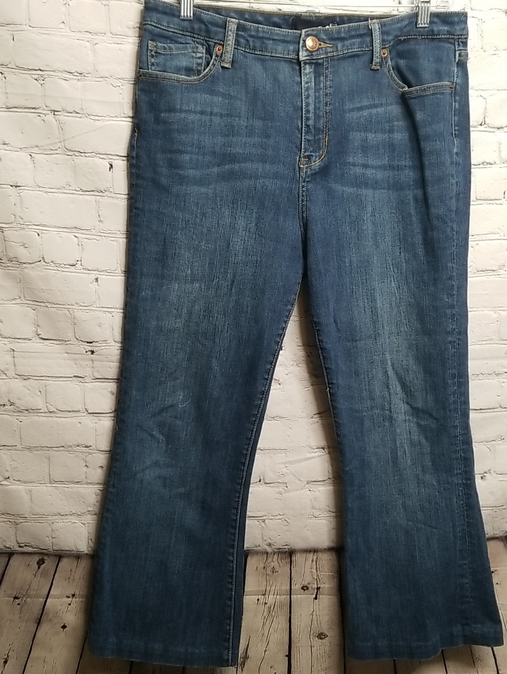 Seven7 Womens Boot Cut Jeans Size 14